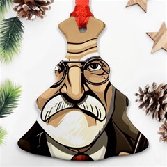 Ai Generated Psychotherapist Psychology Therapy Ornament (christmas Tree)  by danenraven