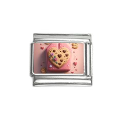 Cookies Valentine Heart Holiday Gift Love Italian Charm (9mm) by danenraven