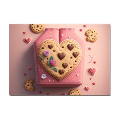 Cookies Valentine Heart Holiday Gift Love Sticker A4 (100 Pack) by danenraven