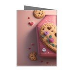 Cookies Valentine Heart Holiday Gift Love Mini Greeting Card Right