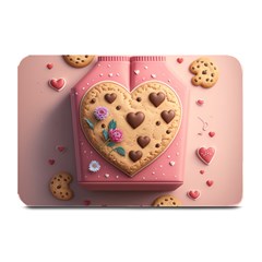 Cookies Valentine Heart Holiday Gift Love Plate Mats by danenraven