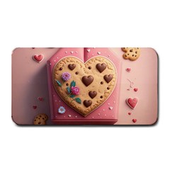 Cookies Valentine Heart Holiday Gift Love Medium Bar Mat by danenraven