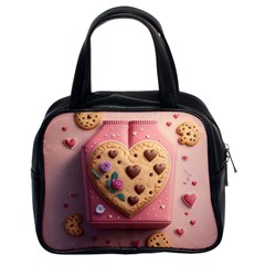 Cookies Valentine Heart Holiday Gift Love Classic Handbag (two Sides) by danenraven