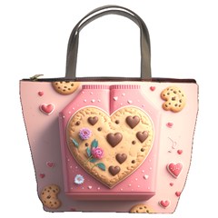 Cookies Valentine Heart Holiday Gift Love Bucket Bag by danenraven