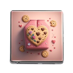 Cookies Valentine Heart Holiday Gift Love Memory Card Reader (square 5 Slot) by danenraven