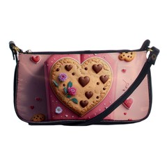 Cookies Valentine Heart Holiday Gift Love Shoulder Clutch Bag by danenraven