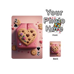 Cookies Valentine Heart Holiday Gift Love Playing Cards 54 Designs (mini) by danenraven