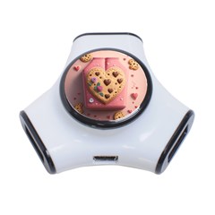 Cookies Valentine Heart Holiday Gift Love 3-port Usb Hub by danenraven