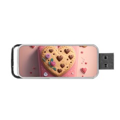 Cookies Valentine Heart Holiday Gift Love Portable Usb Flash (one Side) by danenraven