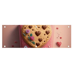 Cookies Valentine Heart Holiday Gift Love Banner And Sign 6  X 2  by danenraven