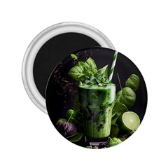 Ai Generated Drink Spinach Smooth Apple Ginger 2 25  Magnets by danenraven