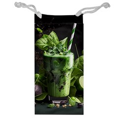 Ai Generated Drink Spinach Smooth Apple Ginger Jewelry Bag by danenraven