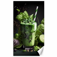 Ai Generated Drink Spinach Smooth Apple Ginger Canvas 40  X 72  by danenraven