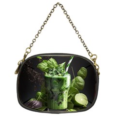 Ai Generated Drink Spinach Smooth Apple Ginger Chain Purse (two Sides) by danenraven