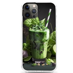 Ai Generated Drink Spinach Smooth Apple Ginger Iphone 12 Pro Max Tpu Uv Print Case by danenraven