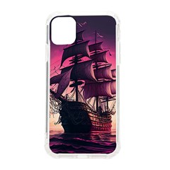 Ship Pirate Adventure Landscape Ocean Sun Heaven iPhone 11 TPU UV Print Case