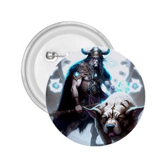 Ai Generated Viking God Fantasy Dog Norse Man 2 25  Buttons by danenraven