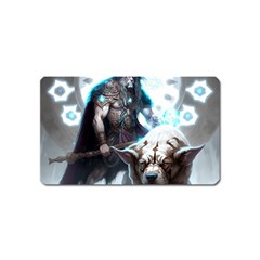 Ai Generated Viking God Fantasy Dog Norse Man Magnet (name Card) by danenraven