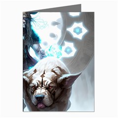 Ai Generated Viking God Fantasy Dog Norse Man Greeting Cards (pkg Of 8) by danenraven