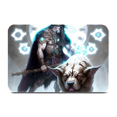 Ai Generated Viking God Fantasy Dog Norse Man Plate Mats by danenraven