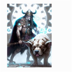 Ai Generated Viking God Fantasy Dog Norse Man Large Garden Flag (two Sides) by danenraven