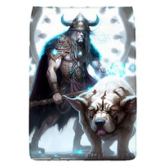 Ai Generated Viking God Fantasy Dog Norse Man Removable Flap Cover (s) by danenraven