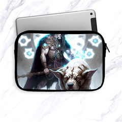 Ai Generated Viking God Fantasy Dog Norse Man Apple Ipad Mini Zipper Cases by danenraven