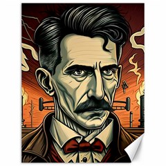 Ai Generated Nikola Tesla Tesla Nikolas Electricity Canvas 12  X 16  by danenraven