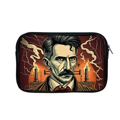 Ai Generated Nikola Tesla Tesla Nikolas Electricity Apple Macbook Pro 13  Zipper Case by danenraven