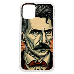 Ai Generated Nikola Tesla Tesla Nikolas Electricity Iphone 12 Mini Tpu Uv Print Case	 by danenraven