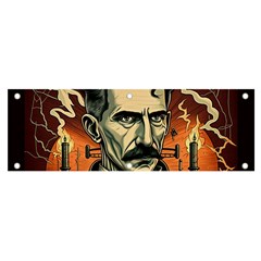 Ai Generated Nikola Tesla Tesla Nikolas Electricity Banner And Sign 6  X 2  by danenraven