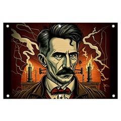 Ai Generated Nikola Tesla Tesla Nikolas Electricity Banner And Sign 6  X 4  by danenraven