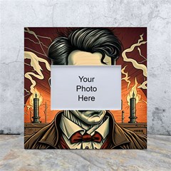 Ai Generated Nikola Tesla Tesla Nikolas Electricity White Box Photo Frame 4  X 6  by danenraven