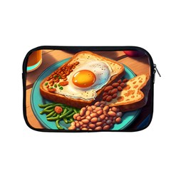 Ai Generated Breakfast Egg Beans Toast Plate Apple Macbook Pro 13  Zipper Case by danenraven