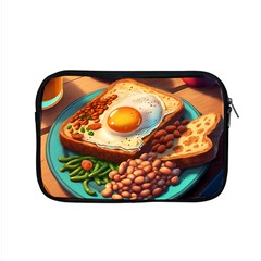 Ai Generated Breakfast Egg Beans Toast Plate Apple Macbook Pro 15  Zipper Case by danenraven