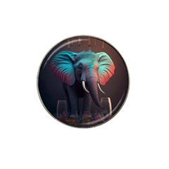 Ai Generated Elephant Tusks Trunk Wildlife Africa Hat Clip Ball Marker by danenraven