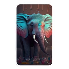 Ai Generated Elephant Tusks Trunk Wildlife Africa Memory Card Reader (rectangular) by danenraven