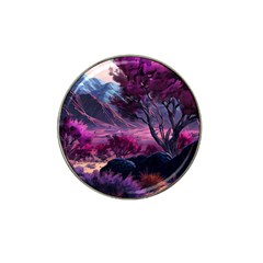 Landscape Landscape Painting Purple Purple Trees Hat Clip Ball Marker (10 Pack) by danenraven