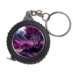 Landscape Landscape Painting Purple Purple Trees Measuring Tape by danenraven