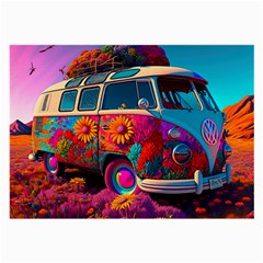 Ai Generated Beetle Volkswagen Bug Car Bus Large Glasses Cloth by danenraven