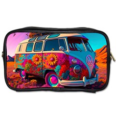 Ai Generated Beetle Volkswagen Bug Car Bus Toiletries Bag (one Side) by danenraven