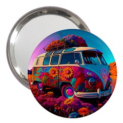 Ai Generated Beetle Volkswagen Bug Car Bus 3  Handbag Mirrors by danenraven