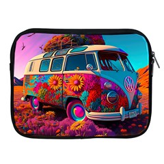 Ai Generated Beetle Volkswagen Bug Car Bus Apple Ipad 2/3/4 Zipper Cases by danenraven