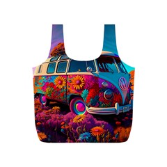 Ai Generated Beetle Volkswagen Bug Car Bus Full Print Recycle Bag (s) by danenraven