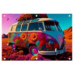 Ai Generated Beetle Volkswagen Bug Car Bus Banner and Sign 6  x 4  Front