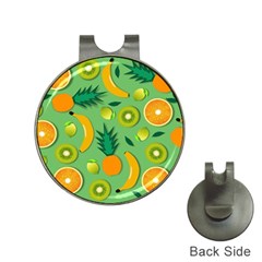 Fruit Tropical Pattern Design Art Pattern Hat Clips With Golf Markers by Ravend