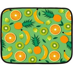 Fruit Tropical Pattern Design Art Pattern One Side Fleece Blanket (mini) by Ravend