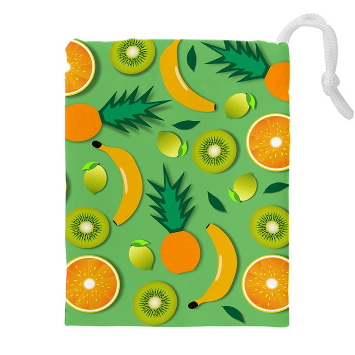 Fruit Tropical Pattern Design Art Pattern Drawstring Pouch (4XL)