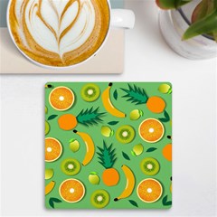 Fruit Tropical Pattern Design Art Pattern Uv Print Square Tile Coaster  by Ravend