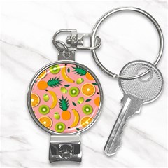 Fruits Tropical Pattern Design Art Nail Clippers Key Chain